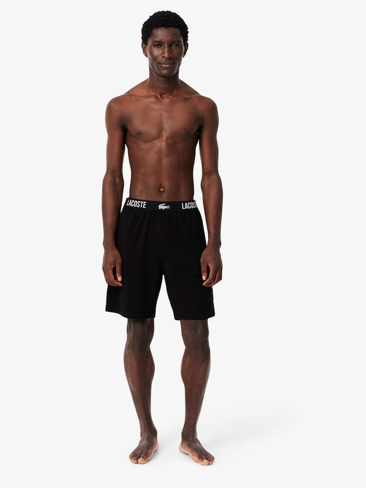 Lacoste Cotton Jersey Pyjama Shorts - Image 1 of 6