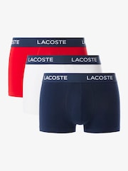 Lacoste Cotton Stretch Boxers 3 Pack - Image 1 of 7