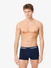 Lacoste Cotton Stretch Boxers 3 Pack - Image 2 of 7