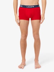 Lacoste Cotton Stretch Boxers 3 Pack - Image 6 of 7