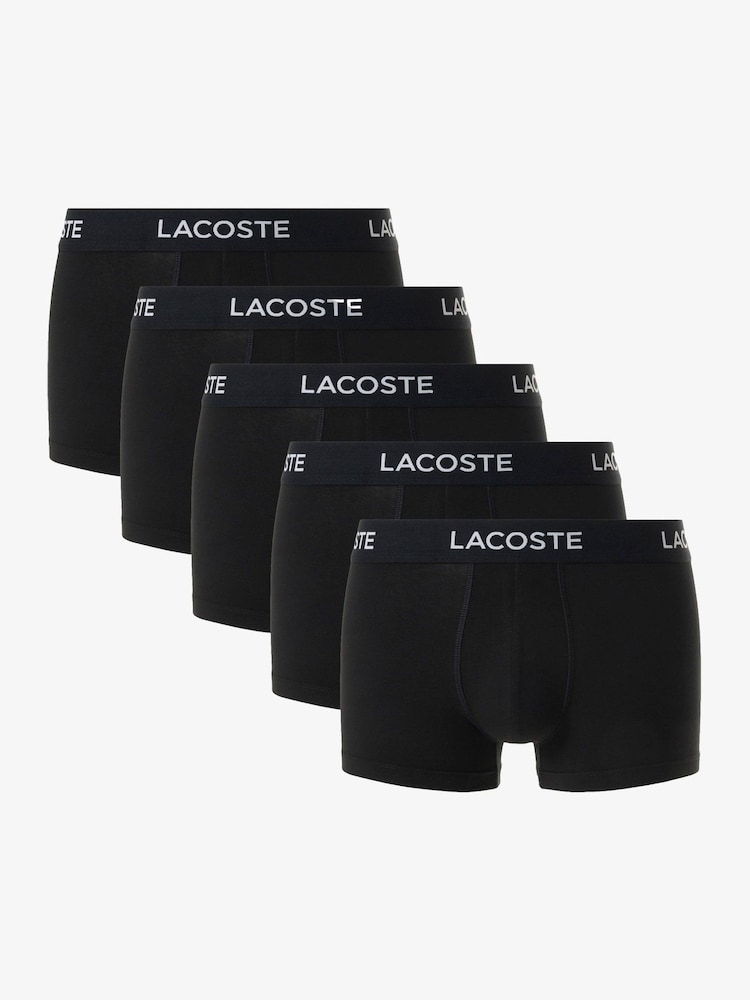Lacoste Cotton Stretch Trunks 5 Pack - Image 1 of 1