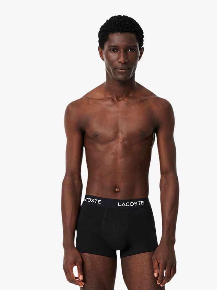 Negro - Lacoste Cotton Stretch Trunks 5 Pack - Imagen 2 de 4 Negro - Lacoste Cotton Stretch Trunks 5 Pack - Imagen 2 de 4