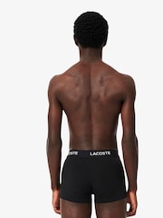 Negro - Lacoste Cotton Stretch Trunks 5 Pack - Imagen 3 de 4