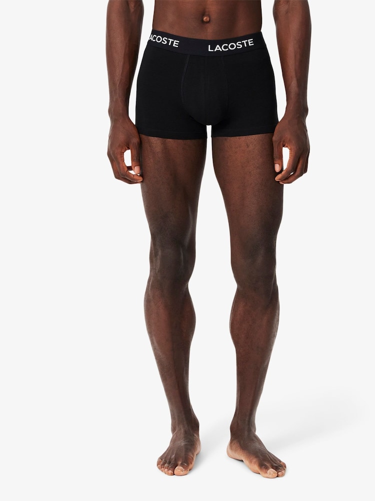 Negro - Lacoste Cotton Stretch Trunks 5 Pack - Imagen 4 de 4 Negro - Lacoste Cotton Stretch Trunks 5 Pack - Imagen 4 de 4