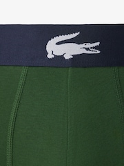 Lacoste Blue Cotton Stretch Boxers 3 Pack - Image 5 of 7