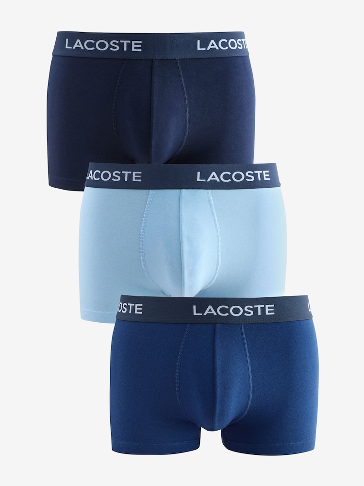 Lacoste Cotton Stretch Boxers 3 Pack - Image 1 of 5