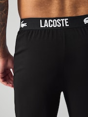 Lacoste Cotton Blend Black Pyjamas Pants - Image 3 of 7