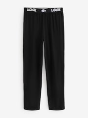 Lacoste Cotton Blend Black Pyjamas Pants - Image 4 of 7