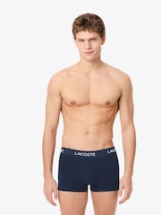 Lacoste Cotton Stretch Boxers 3 Pack - Image 3 of 6