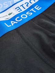 Lacoste Cotton Stretch Black Boxers 3 Pack - Image 12 of 12