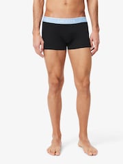 Lacoste Cotton Stretch Black Boxers 3 Pack - Image 6 of 12