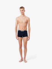 Lacoste Blue Cotton Stretch Boxers 3 Pack - Image 2 of 7