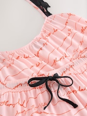 Rockett St George Pink Cami Pyjamas Shorts Set - Image 8 of 9