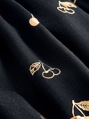 Rockett St George Black/Gold Cherry Cami Pyjamas Shorts Set - Image 14 of 15