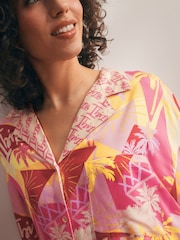 Ensemble pyjama court Rockett St George À boutons Ibiza - Image 4 of 10