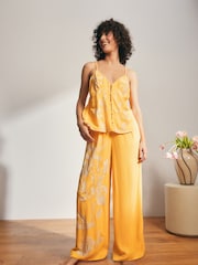 Rockett St George Embroidered Cami Trousers Co Ord Set - Image 2 de 8