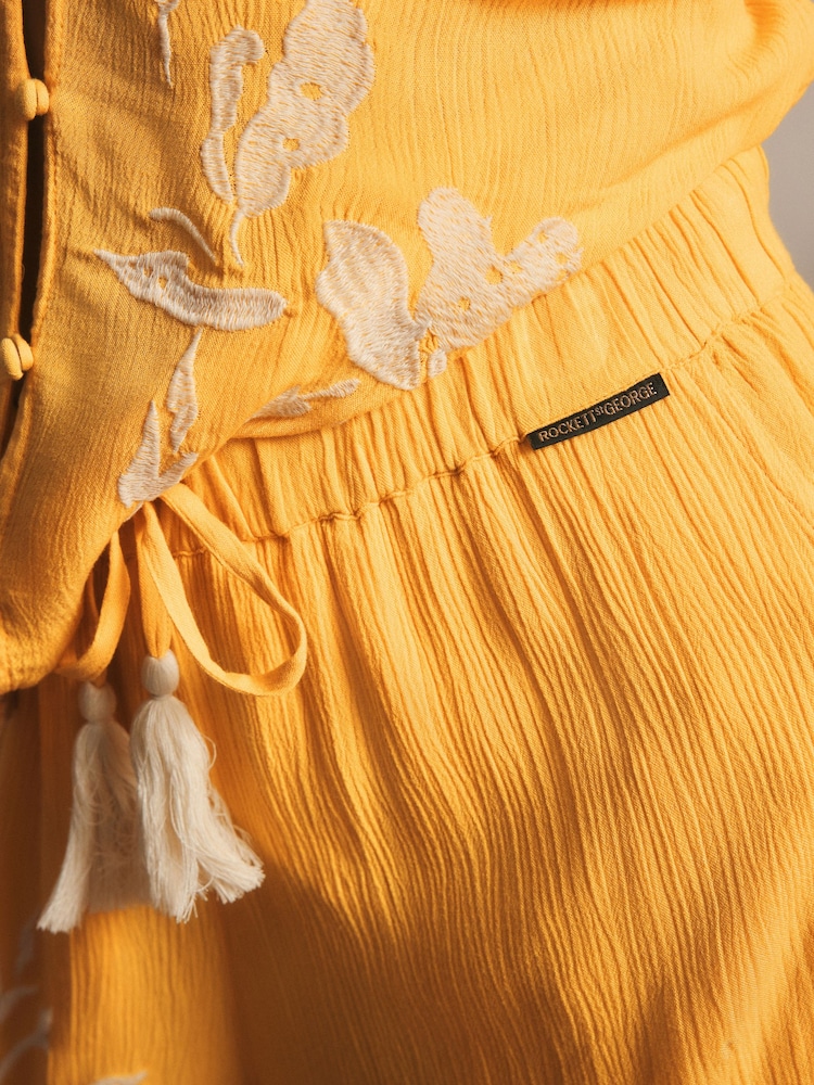 Rockett St George Embroidered Cami Trousers Co Ord Set - Image 7 of 8