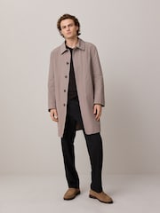 Stone Lightweight Shower Resistant Trench Coat - Image 2 of 5