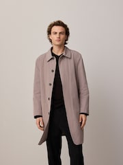 Stone Lightweight Shower Resistant Trench Coat - Image 4 of 5