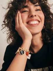 Rockett St George Gold Tone Gold Charms Bracelet - Image 2 of 6
