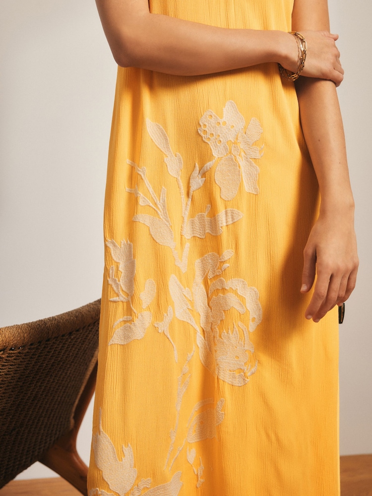 Rockett St George Embroidered Slip Dress - Image 6 of 9