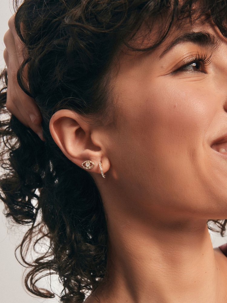 Rockett St George Gold Tone Earrings 6 Pack - Image 1 of 6