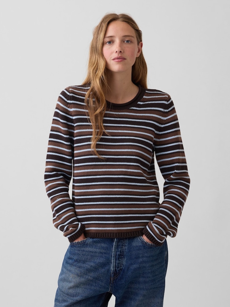 Rayas marrón - Gap Rolled Neck Jumper - Imagen 1 de 4