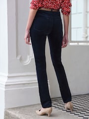 Pure Collection Washed Velvet Jeans - Image 2 of 3
