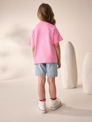 Pink Oversized Sequin Graphic Print T-Shirt (3-16yrs) - Image 3 of 8