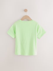 Lime Green Oversized Sequin Graphic Print T-Shirt (3-16yrs) - Image 2 of 9
