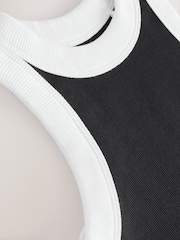 Black Rib Vest (3-16yrs) - Image 3 of 4