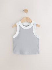 Grey Rib Vest (3-16yrs) - Image 1 of 4