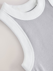 Grey Rib Vest (3-16yrs) - Image 3 of 4
