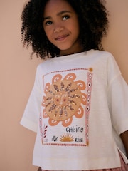 Pink Sequin Sun Top & Lace Skirt Set (3-16yrs) - Image 2 of 9