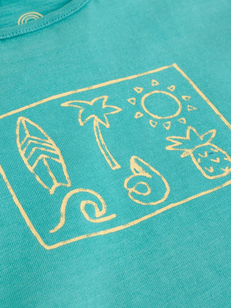 Green/Yellow Baby T-Shirt and Shorts Set - Image 13 of 14