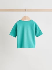 Verde/amarillo - Conjunto de camiseta y pantalón corto para bebé - Imagen 8 de 14