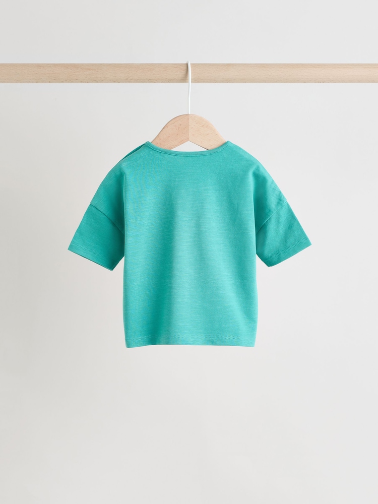 Green/Yellow Baby T-Shirt and Shorts Set - Image 8 of 14