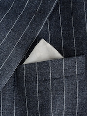 Mornarica - Regular Fit Striped Double Breasted Suit Jacket - Slika 3 iz 6