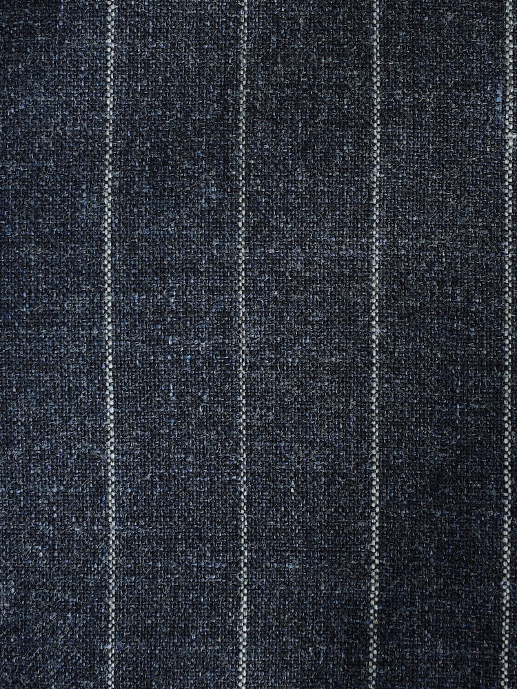 Mornarica - Regular Fit Striped Double Breasted Suit Jacket - Slika 6 iz 6
