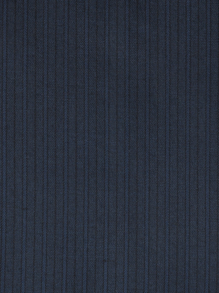 Темно-синий - Double Breasted Striped Jacket - Изображение 10 из 10