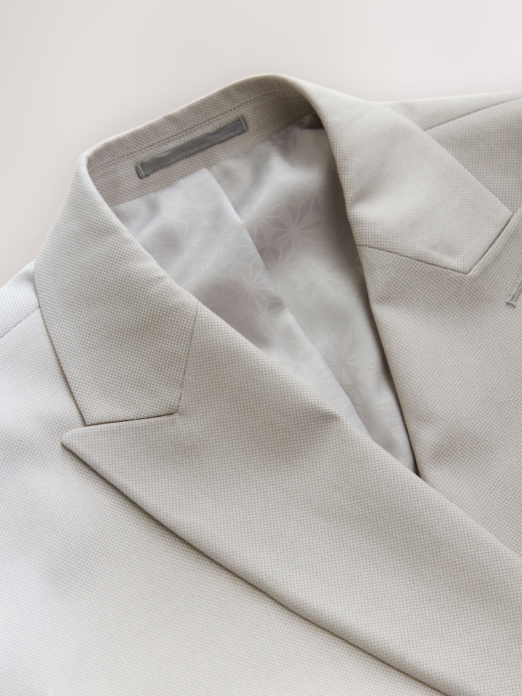 neutre - Veste de costume texturée - Image 7 of 10