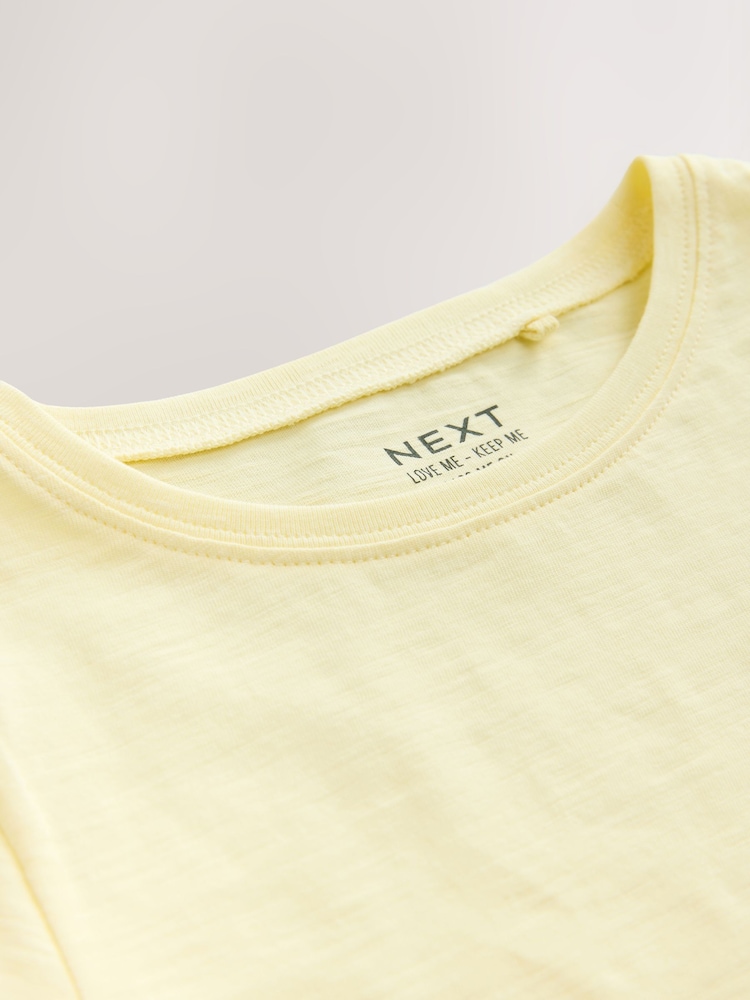 Yellow Daisy Pocket T-Shirt (1.5-16yrs) - Image 4 of 5