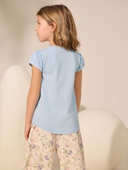 Blue Daisy Pocket T-Shirt (1.5-16yrs) - Image 3 of 7