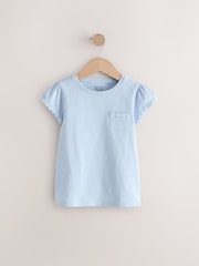 Blue Daisy Pocket T-Shirt (1.5-16yrs) - Image 4 of 7
