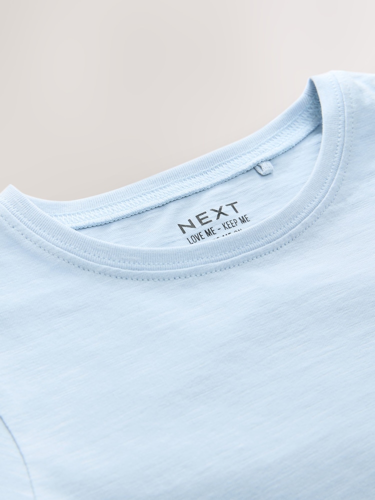 Blue Daisy Pocket T-Shirt (1.5-16yrs) - Image 7 of 7