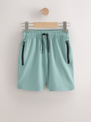Mineral Green Light Weight Sports Shorts (3-17yrs) - Image 1 of 4