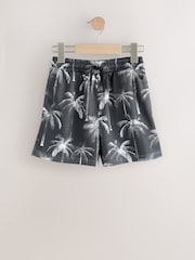 Palm Black/White Mesh Sport Shorts (3-16yrs) - Image 4 of 8