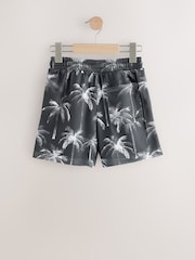 Palm Black/White Mesh Sport Shorts (3-16yrs) - Image 6 of 8