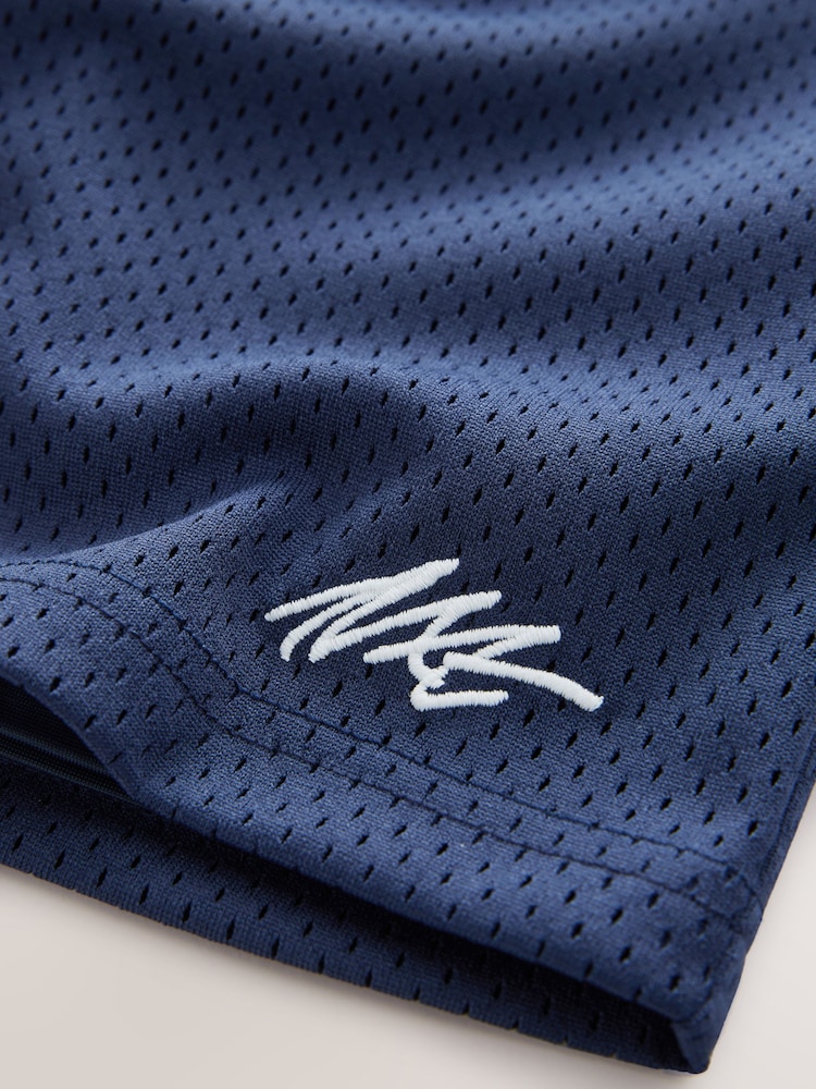Navy Blue Mesh Sport Shorts (3-16yrs) - Image 3 of 4