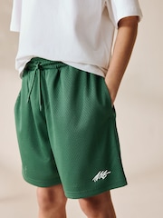 Dark Green Mesh Sport Shorts (3-16yrs) - Image 1 of 7
